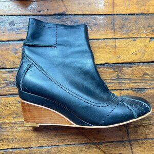 Vintage Fly London Ankle Boot Booties Black 9 / 40 UK